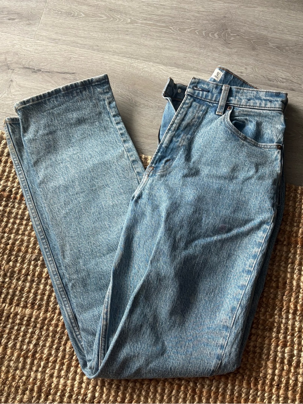 abercrombie & fitch the 90s straight ultra high-rise curve love jeans